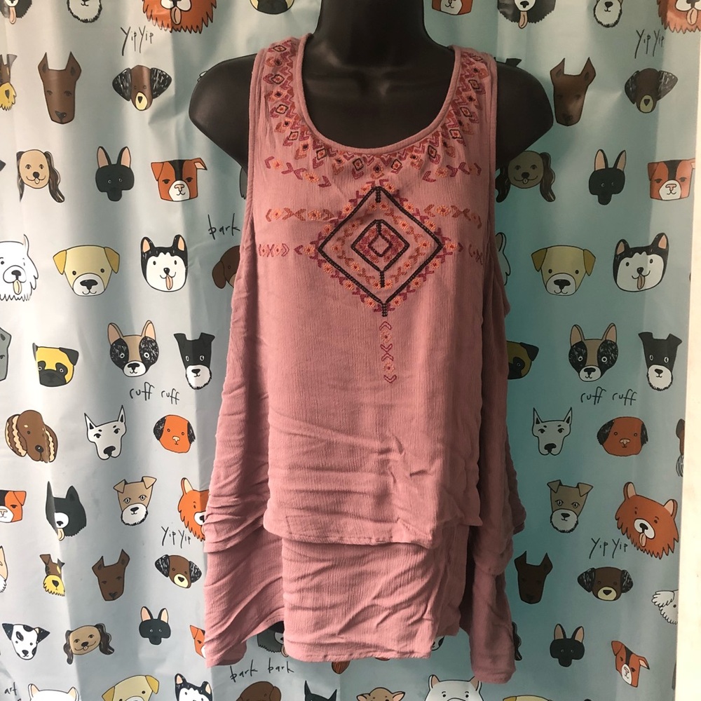Embroidered Tank